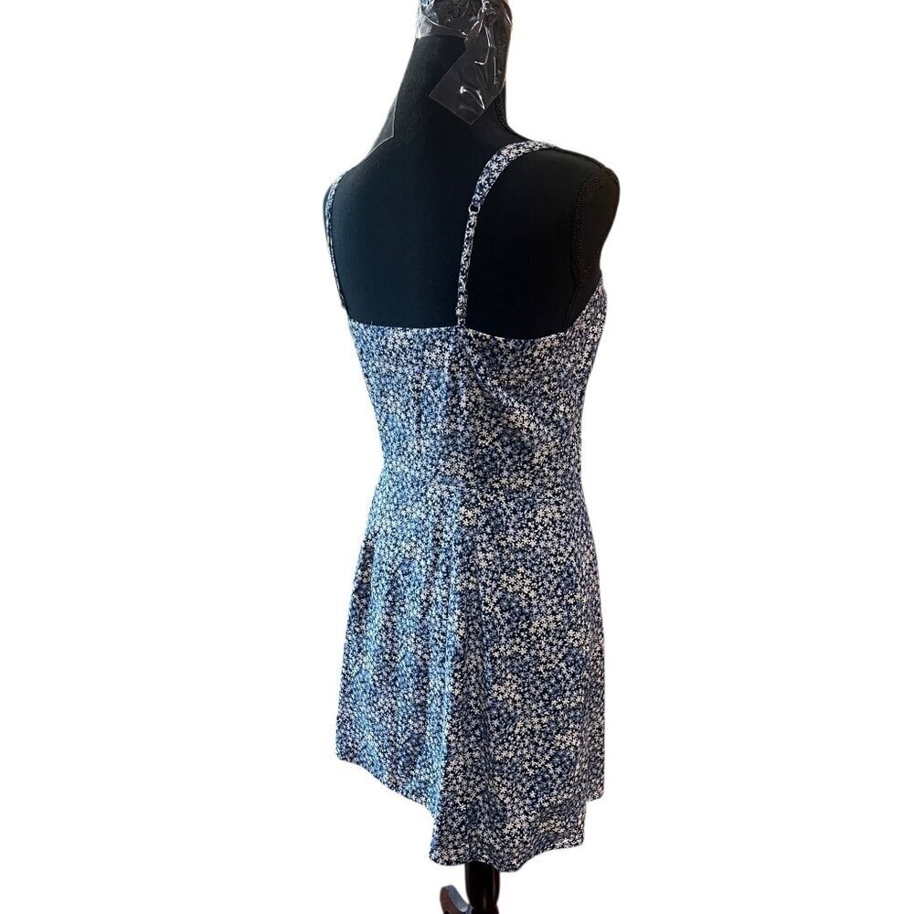 Abercrombie & Fitch Floral Mini Dress Women Small Sweetheart Neckline y2k resort - Picture 6 of 9